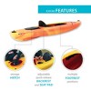 Lifetime Cruze 100 Sit-In Kayak, Sunset Fusion (91317) - 4 of 4