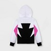 Boys' Marvel Spider-Man Ghost-Spider Zip-Up Sweatshirt - White/Black/Purple - Disney Store - 2 of 3