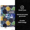 Yoobi Star Wars Single Zip Binder Case Gray Star Wars Graphic Patches, School Supplies - 2 of 4
