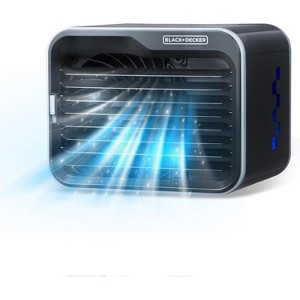 BLACK+DECKER Portable Desktop Air Cooler & Personal Fan, 3 Speeds, 0.5L Tank, Evaporative Cooling for Home & Office, Black - 1 of 4