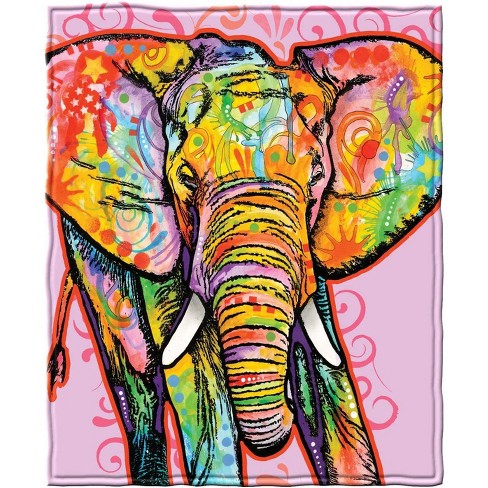 Elephant discount fleece throw