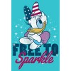 Girl's Mickey & Friends Daisy Duck Free To Sparkle T-Shirt - 2 of 4