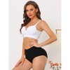 INSPIRE CHIC Women's High-Waisted Available in Plus Size Tummy Control Briefs 6 Packs - image 4 of 4