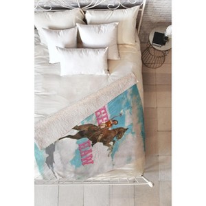 MsGonzalez YEE HAW I 60" x 50" Fleece Throw Blanket - Deny Designs - 1 of 2