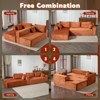 KTMBDW 110” Modular Sectional Sofa with Deep Seat, Modern Modular L-Shape Sofa Couch with Chaise, Upholstered Couches for Living Room, Bedroom - 3 of 4