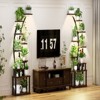 SEVOBAL Planter Stands and Holders Durable Build Flower Pot Stand Multi-Purposech Space Lightweight Yet Sturdy for Home, Brown, 29.92"*5.12"*63.6" - 3 of 4