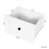 SKRAN Vanity Desk,Makeup Vanity, Dressing Table Set with 3 Large Drawers, Vanity Mirror 3 Color Adjustable, White - 4 of 4