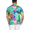 LA LEELA Men's Hawaiian Shirts Short Sleeve Button Down Shirt Floral Shirt Men Boho Holiday Casual Summer Beach Shirts for Men Funny - 4 of 4