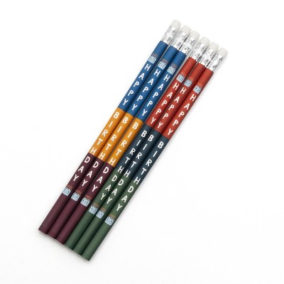 6pk Pencils Birthday - Bullseye's Playground™