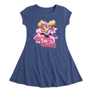 Girls' - Paw Patrol - Skys The Limit Fit & Flair Cap Sleeve Dress - 1 of 4