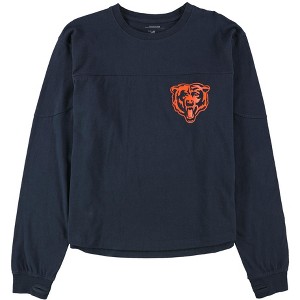 G-III Sports Womens Chicago Bears Graphic T-Shirt, Blue, Medium - 1 of 2