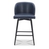 Spruce&Spring Counter Height Swivel Barstool with Metal Legs Set - 3 of 4