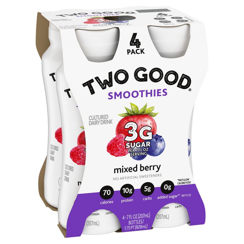 Two Good Mixed Berry Drink - 4pk/7 fl oz, 5 of 8