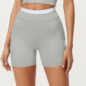 Anna-Kaci Active Women's High Waist Compression Bike Shorts with Wide Supportive Waistband and Smooth Contoured Fit - 1 of 4