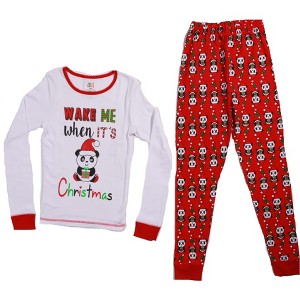 Just Love Girls Printed Pajama Sets - Snug Fitting Cotton PJ Tops & Bottoms for Girls - 1 of 3