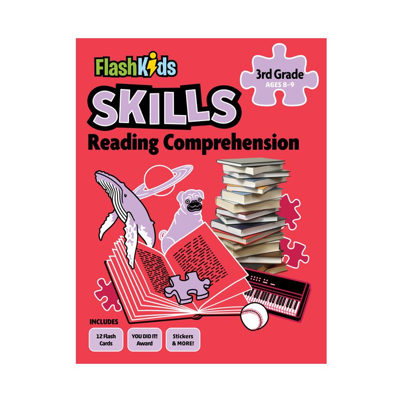 Reading Comprehension: Grade 3 - (Flash Skills) by  Flash Kids (Paperback), 1 of 2