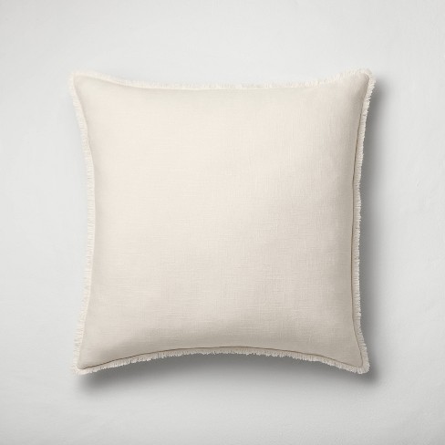 King Euro Heavyweight Linen Blend Throw Pillow Natural - Casaluna™ : Target