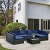 Resenkos 7-Piece Rattan Sectional Set, Outdoor Sectional Furniture, PE Rattan, - 3 of 4
