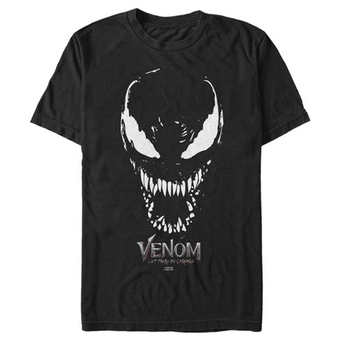 Men's Marvel Venom: Let There Be Carnage Big Face Logo T-shirt - Black ...