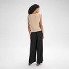 Women's Ruched Knit Cap Sleeve Top - A New Day™ - 2 of 4