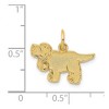 Black Bow Jewelry 14k Yellow Gold Saint Bernard Puppy Pendant - 4 of 4