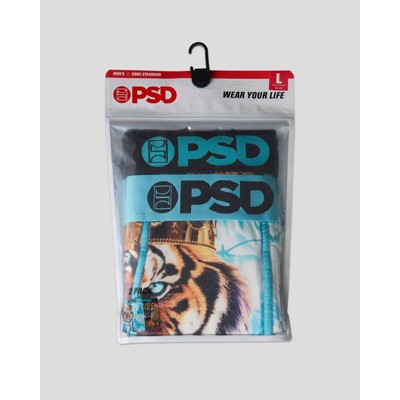 PSD Men's Tiger Rosa/Beast Mode Print Briefs