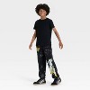 Boys' Pokémon Legendary Arceus Fleece Joggers - Black - 4 of 4