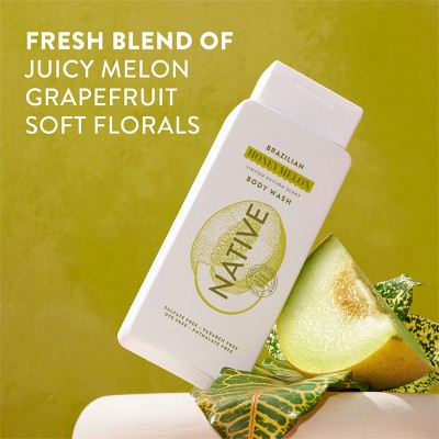 Native Limited Edition Global Flavors Sulfate-Free Body Wash - Brazilian Honey Melon - 18 fl oz