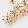 Metal Rhinestone Starfish Claw Hair Clip - Wild Fable™ Gold - 3 of 3