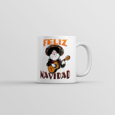 Crazy Dog T-Shirts Feliz Navidad Mug Funny Christmas Graphic Novelty Coffee Cup-11oz - image 1 of 4