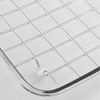 iDESIGN Gia Metal Sink Grid Non Skid Sink Protector Polished Stainless Steel: Hand Wash, 17" x 12.5", Silver - image 3 of 4