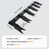 Coucheta Bucket Tooth Bar, Heavy Duty Tractor Bucket Teeth for Sub-Compact Tractor & Skid Steer, No-Drill Installation for Efficient Soil Excavation - 2 of 4