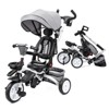 Foldable Baby Tricycle for Kids, 7 in 1 Toddler Tricycle Stroller for 1-5 Year Old - 2 of 4