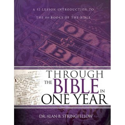 Through the Bible in One Year - by  Dr Alan B Stringfellow (Paperback)