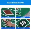 GSE 36" x 72" Portable Casino Roulette Tabletop Layout Mats, Casino Table Top Felt - 3 of 4