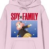 Spy x Family Poster Art Anya Forger Women's Pink Hooded Sweatshirt - 2 of 2