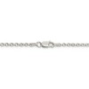 Black Bow Jewelry 2.5mm Sterling Silver D/C Solid Open Cable Chain Necklace - 4 of 4