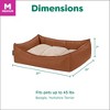FurHaven Leather Look Cozy Couch Pet Bed for Dogs and Cats - 2 of 4
