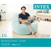 Intex Beanless Bag Inflatable Chair, 44" X 41" X 29" Mint Blue - 4 of 4