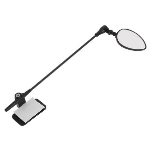 Bike Rearview Mirror 5x3.3cm Adjustable | Front Handlebar Bike Mirror Black for Bicycle Mountain Road Bike 1 Pcs - 1 of 4