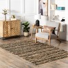 Nuloom Julane Striped Jute Tassel Indoor Area Rug, 5' x 8', Dark Gray - 2 of 4