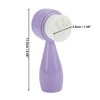 Unique Bargains Soft Silicone Synthetic Fiber Wool Cleansing Brush Cat's Paw 4.45"x1.69" 1 Pc - 4 of 4