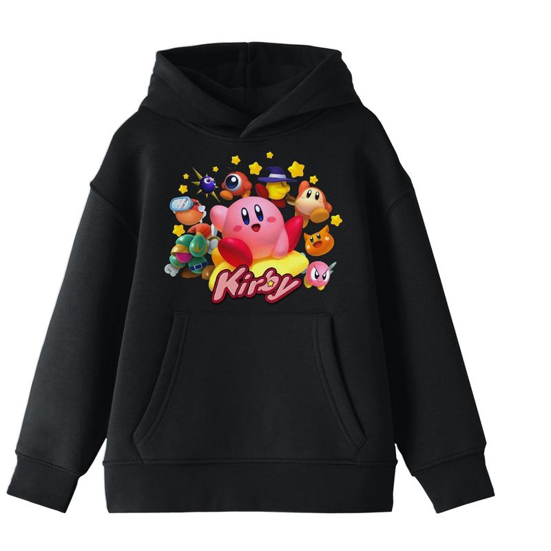 Kirby Character Group Boy's Black Sweatshirt, 1 of 4