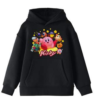 Kirby Character Group Boy's Black Sweatshirt