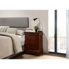 NicBex Elegant Nightstand with 3 Drawers Bedside Table with Metal Handles End Table for Bedroom, Living Room - 2 of 4