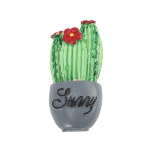 Unique Bargains Magnetic Fridge Decal Dark Green Brown 1 Pc - 1 of 3