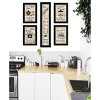 "Kitchen Friendship Collection" 5-Piece Vignette By Trendy Decor 4U, Black Frame - 2 of 4