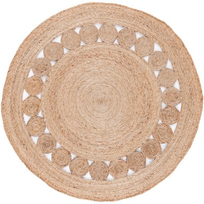 Natural Fiber Nfb247 Hand Woven Area Rug - Natural - 5' Round ...