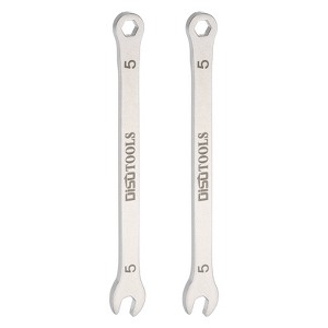 Unique Bargains 3Cr13 Stainless Steel Metric Thin Combination Wrenches 2 Pcs - 1 of 4