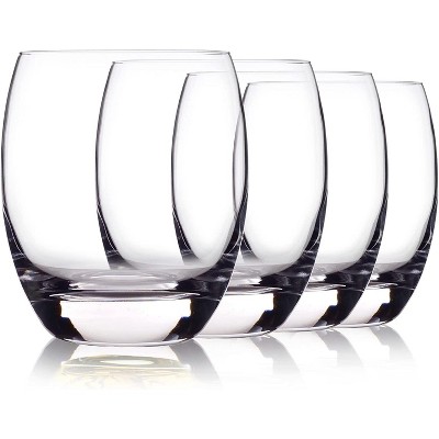 Luigi Bormioli Crescendo 15.5-Ounce Drinking Glasses, 4-Piece, 15.5 oz.
